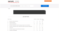 Desktop Screenshot of codes-naf.com